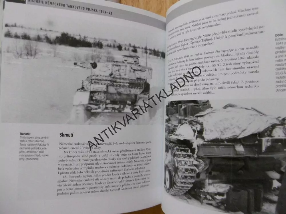 HISTORIE NĚMECKÉHO TANKOVÉHO VOJSKA, ANDERSON, 1939-42