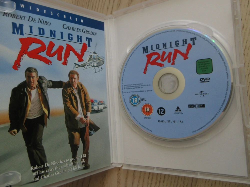 PŮLNOČNÍ BĚH, GB OBAL, ČESKÉ TITULKY, DVD FILM VČETNĚ BOOK