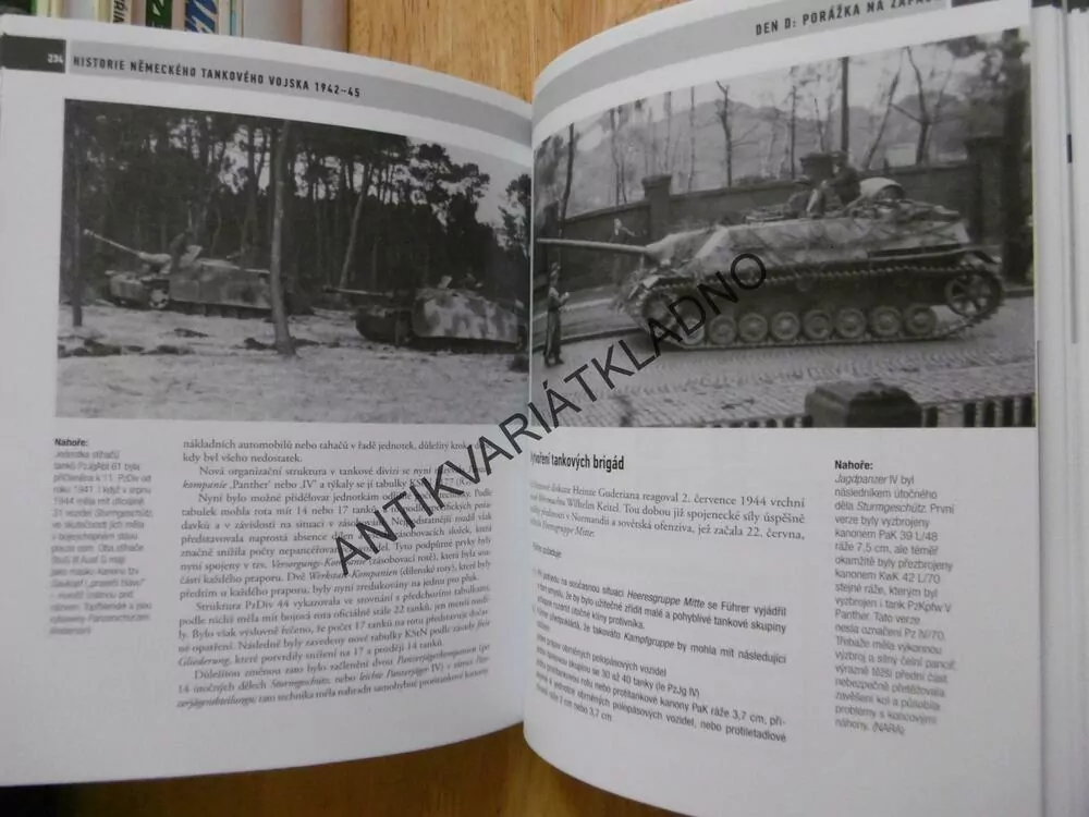 HISTORIE NĚMECKÉHO TANKOVÉHO VOJSKA, ANDERSON, 1942-45