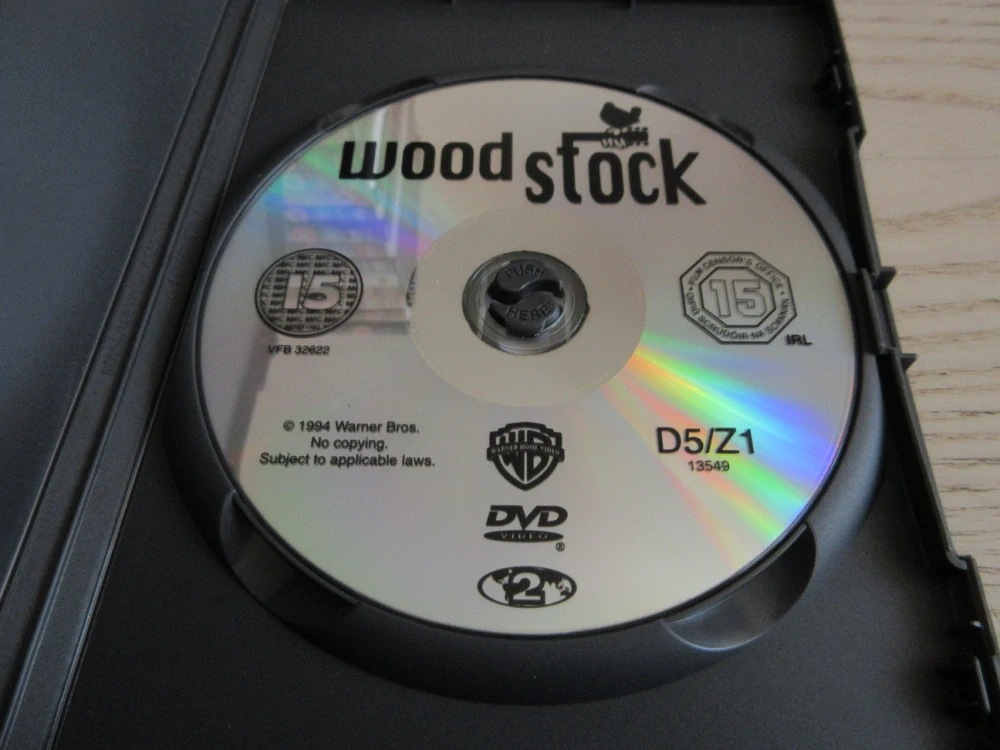 WOOD STOCK, 3 DAYS PEACE AND MUSIC,  , DVD HUDBA
