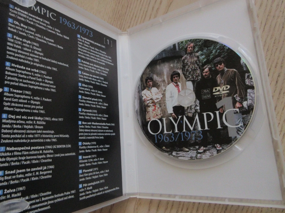 OLYMPIC 1963-1973, DVD HUDBA
