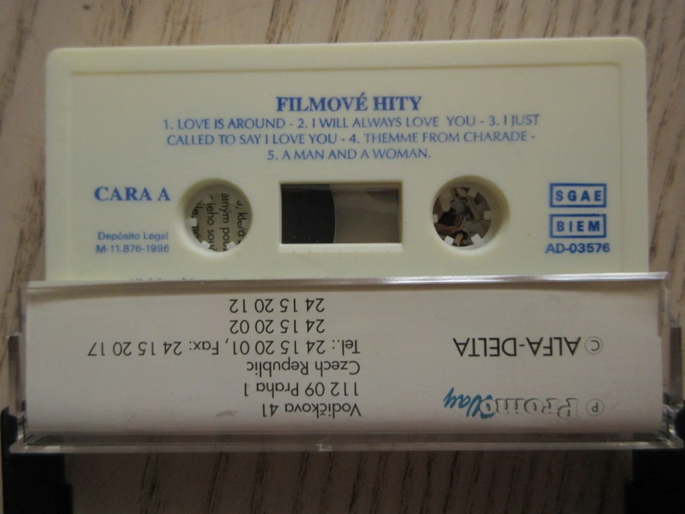 SUPER HITS, FILMOVÉ HITY, MC KAZETA