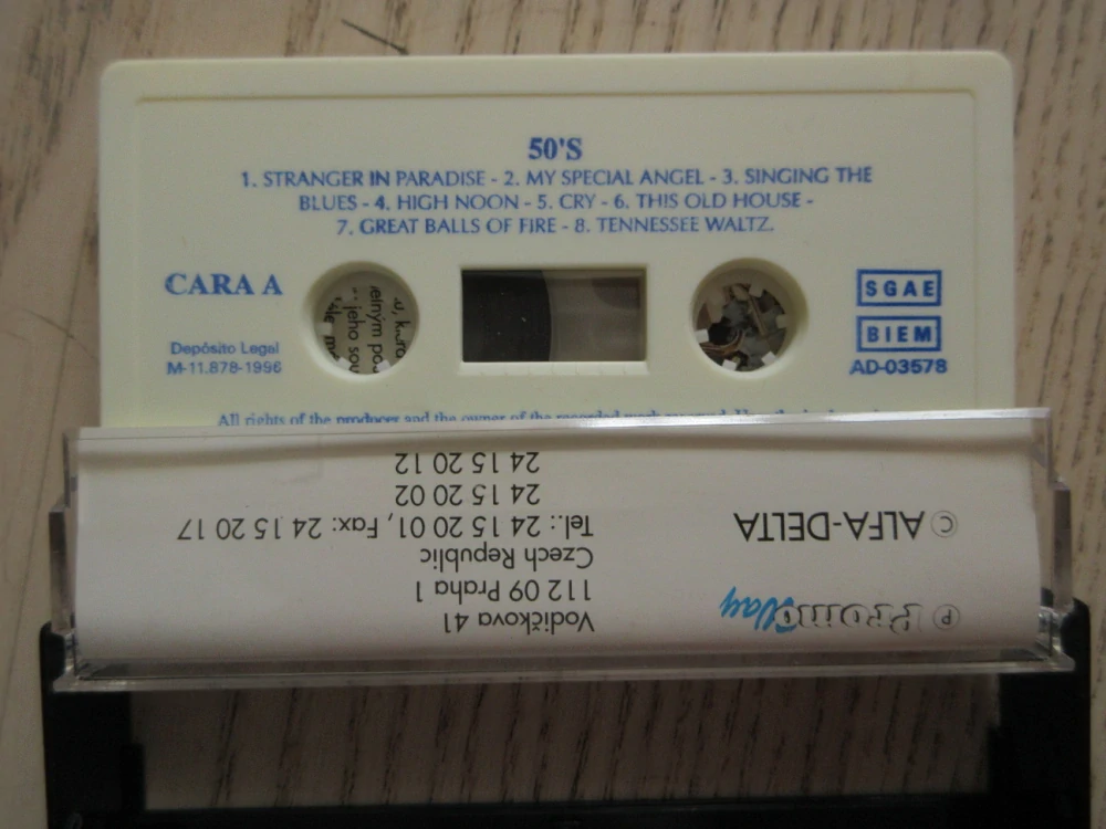 SUPER HITS, 50´S, MC KAZETA