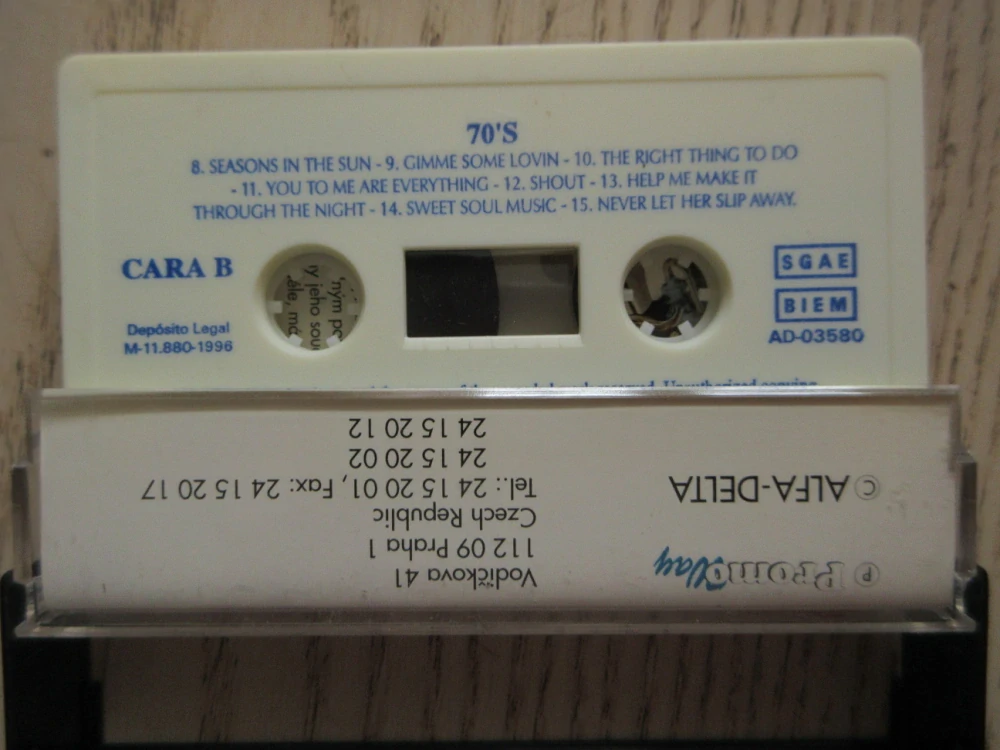 SUPER HITS, 70´S, MC KAZETA