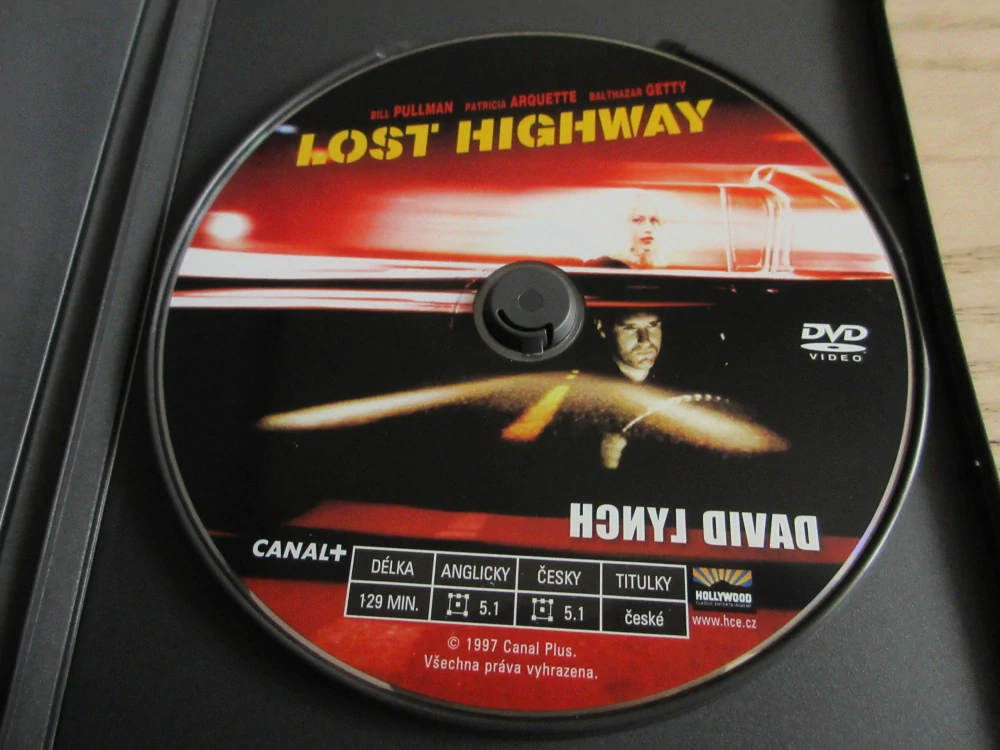 LOST HIGHWAY, B.PULLMAN, GB OBAL, ČESKÁ VERZE, DVD FILM