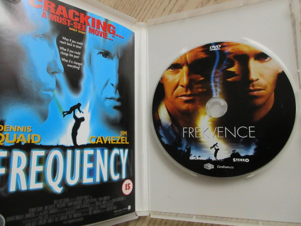 FREKVENCE, D.QUAID, J.CAVIEZEL, GB OBAL, ČESKÁ VERZE, DVD FILM