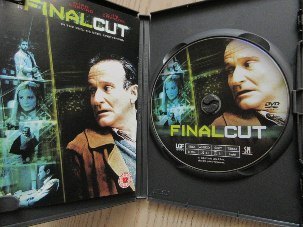 THE FINAL CUT, R.WILLIAMS, GB OBAL, ČESKÁ VERZE, DVD FILM