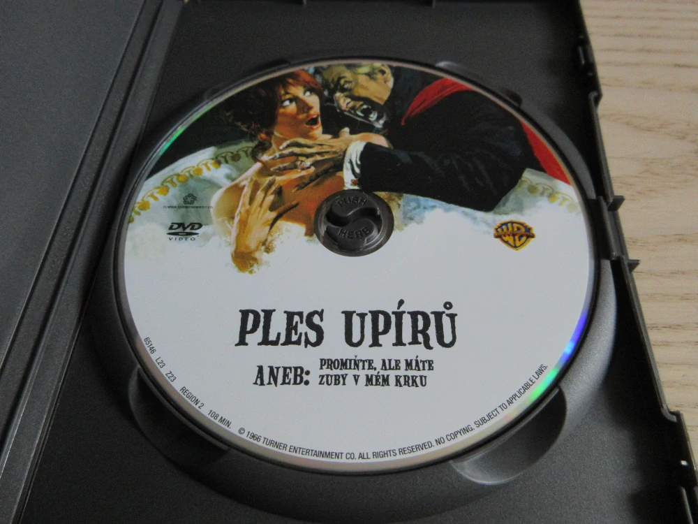 PLES UPÍRŮ, S.TATE, GB OBAL, ČESKÁ VERZE, DVD FILM