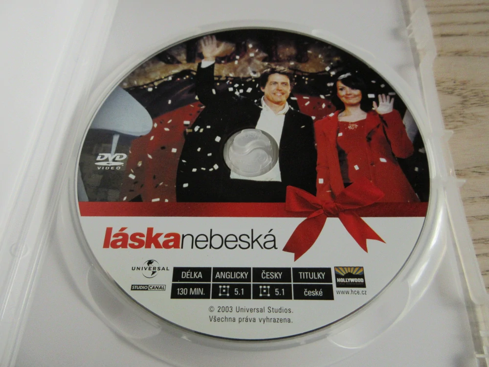 LÁSKA NEBESKÁ, GB OBAL, ČESKÁ VERZE, DVD FILM