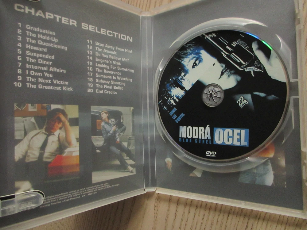 MODRÁ OCEL, J.L.CURTIS, GB OBAL, ČESKÁ VERZE, DVD FILM