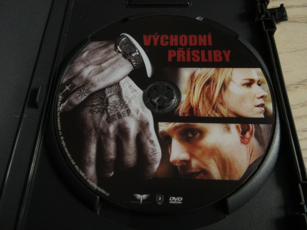 VÝCHODNÍ PŘÍSLIBY, V. MORTENSEN, V.CASSEL, GB OBAL, ČESKÁ VERZE, DVD FILM