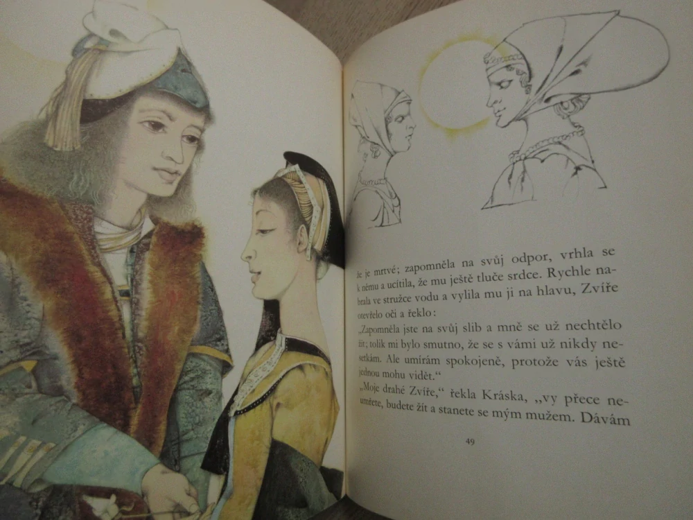 KRÁSKA A ZVÍŘE, J. M. LE PRINCE DE BEAUMONT, **an