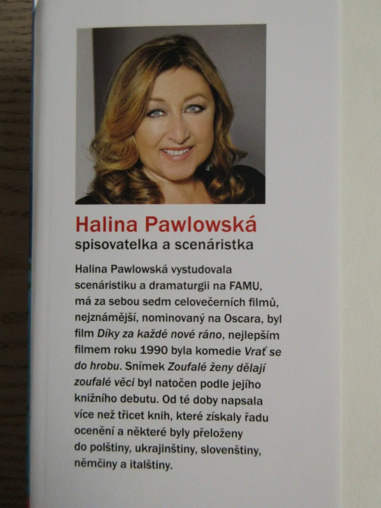 ...A PŘEKROČILA JISKRA, HALINA PAWLOWSKÁ, **an