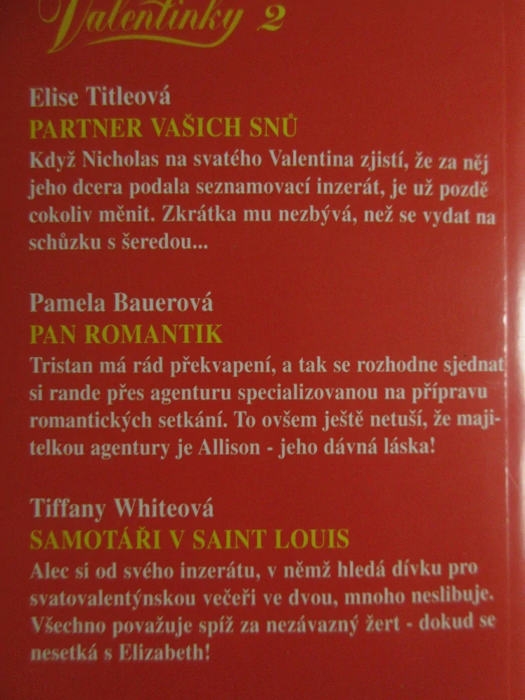 VALENTINKY 2, TŘI ROMANTICKÉ PŘÍBĚHY, Č. 8, 01/1998, **an