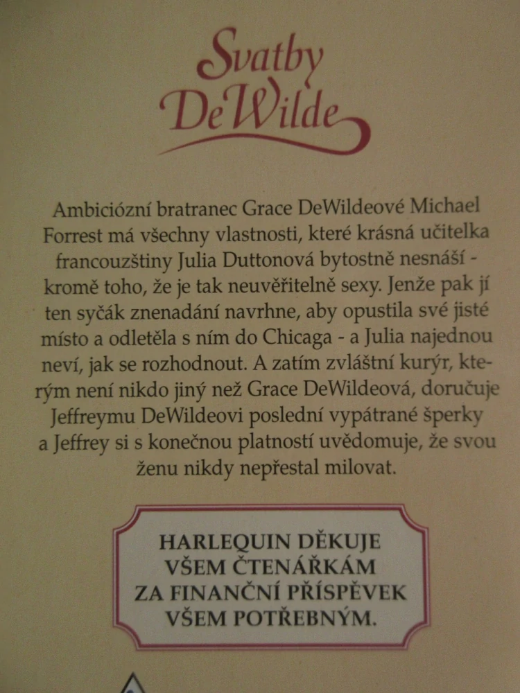 ŠPERKY PRO LÁSKU, JASMINE CRESSWELLOVÁ, Č. 12, 12/98, **an