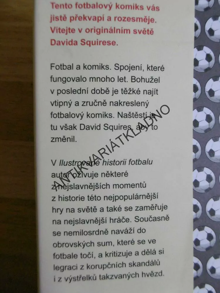ILUSTROVANÁ HISTORIE FOTBALU, DAVID SQUIRES