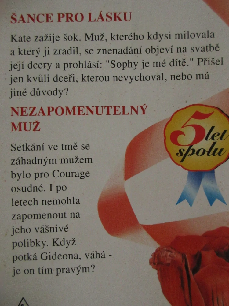 ŠANCE PRO LÁSKU, NEZAPOMENUTELNÝ ŽIVOT, PENNY JORDANOVÁ Č. 01/97, **an