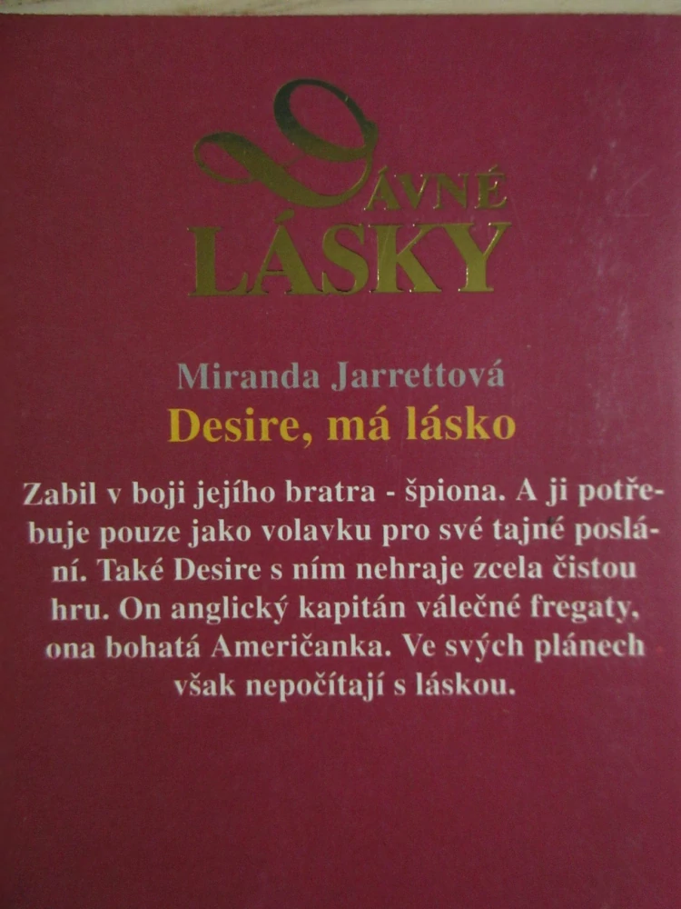 DESIRE, MÁ LÁSKO, MIRANDA JARRETOVÁ, Č. 7, **an