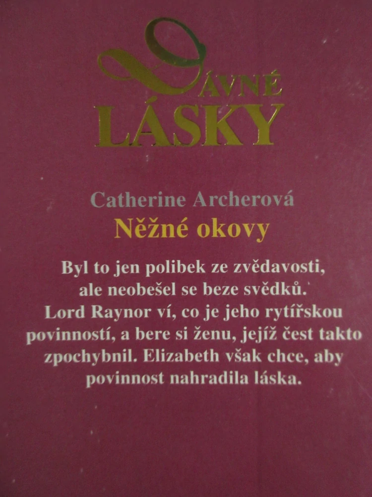 NĚŽNÉ OKOVY, CATHERINE ARCHEROVÁ, Č. 8, **an