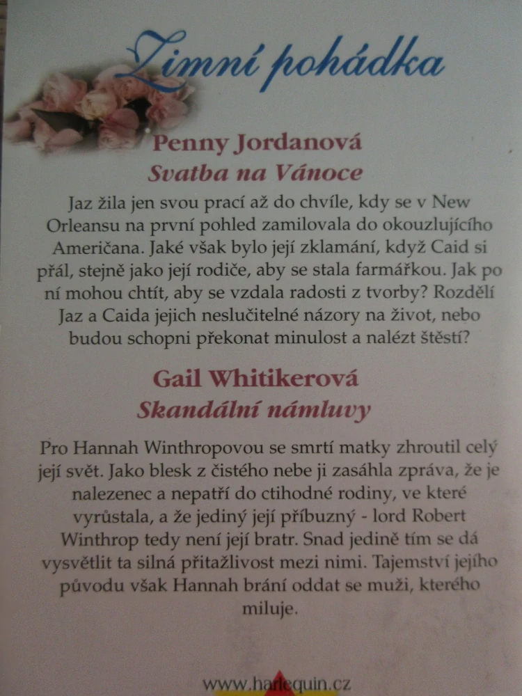 SVATBA NA VÁNOCE, PENNY JORDANOVÁ, SKANDÁLNÍ NÁMLUVY, GAIL WHITIKEROVÁ, Č. 64, **an