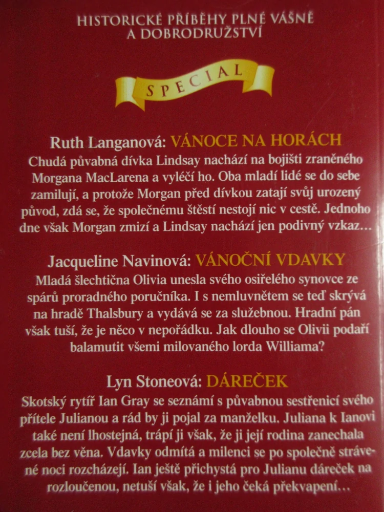 ŠLECHETNÁ SRDCE: VÁNOCE NA HORÁCH, VÁNOČNÍ VDAVKY, DÁREČEK, Č. 1, **an