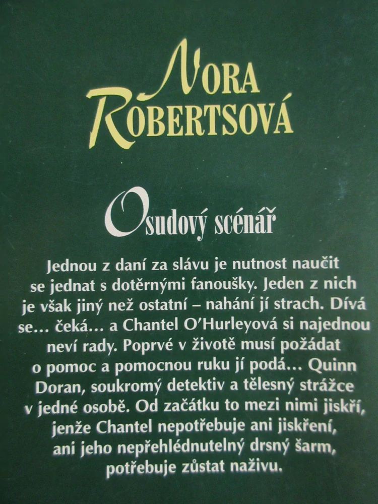 OSUDOVÝ SCÉNÁŘ, NORA ROBERTSOVÁ, **an
