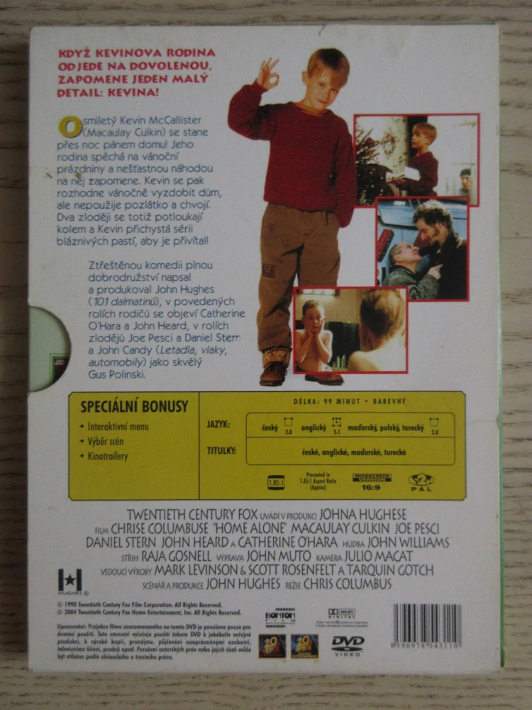SÁM DOMA, DVD FILM