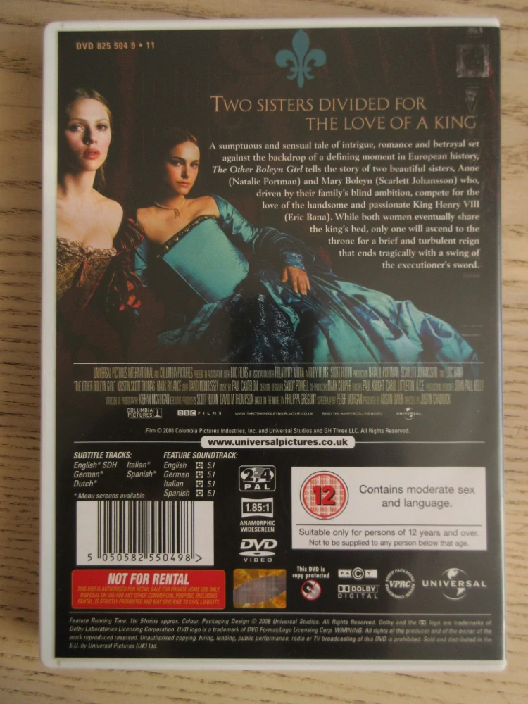 KRÁLOVA PŘÍZEŇ, S.JOHANSSON, GB OBAL, ČESKÁ VERZE, DVD FILM