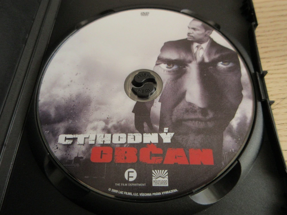 CTIHODNÝ OBČAN, G.BUTLER, J.FOXX, GB OBAL, ČESKÉ DVD FILM