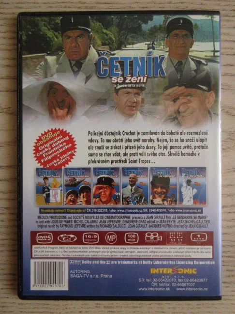 ČETNÍK SE ŽENÍ, L. DE FUNES, DVD FILM