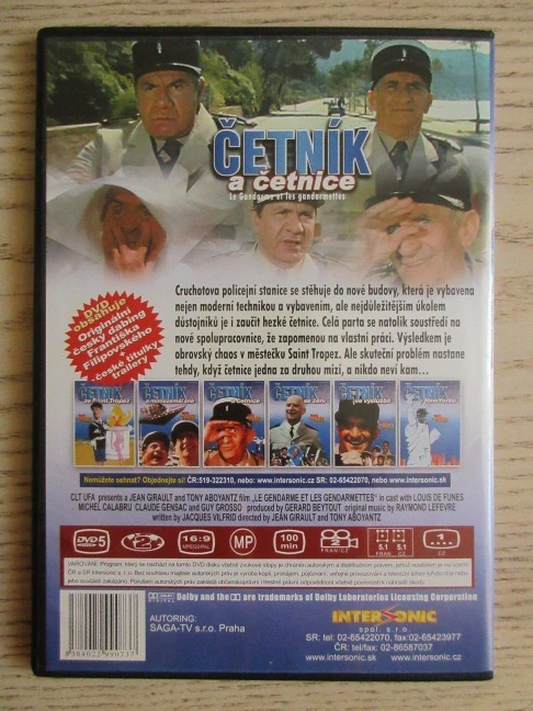 ČETNÍK A ČETNICE, L. DE FUNES, DVD FILM