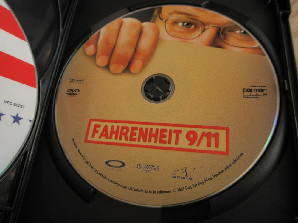FAHRENHEIT 9/11 , GB OBAL, ČESKÉ DVD 3X FILM