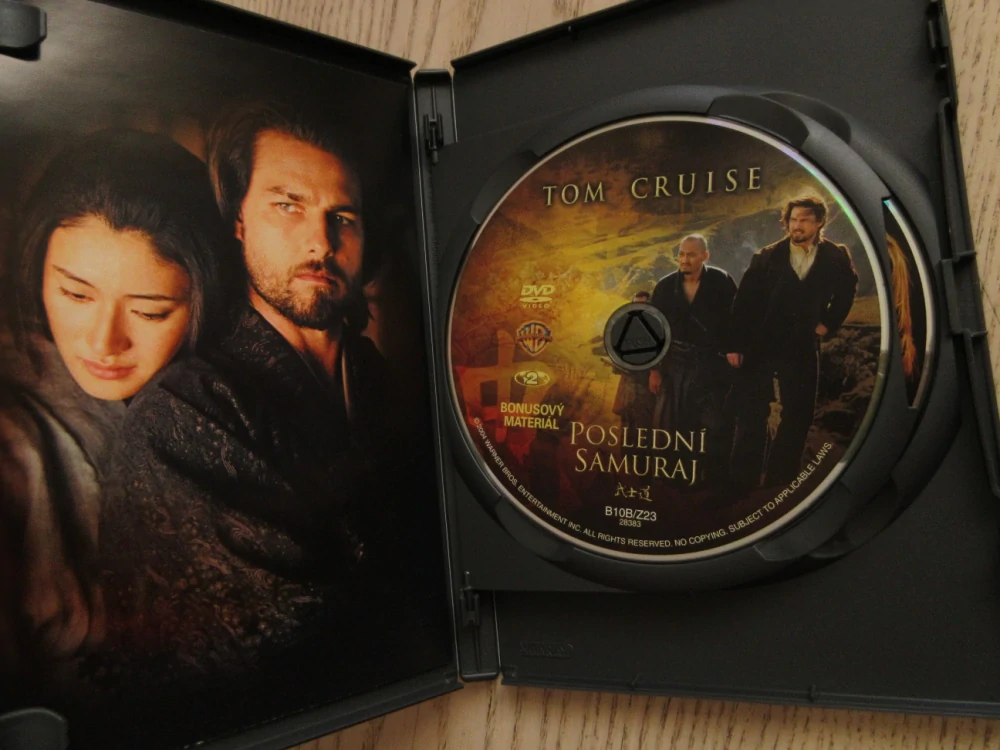 POSLEDNÍ SAMURAJ, T.CRUISE, GB OBAL, ČESKÉ 2X DVD FILM