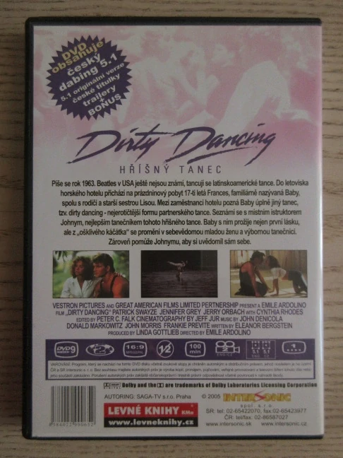 HŘÍŠNÝ TANEC, P. SWAYZE, J. GREY, DVD FILM