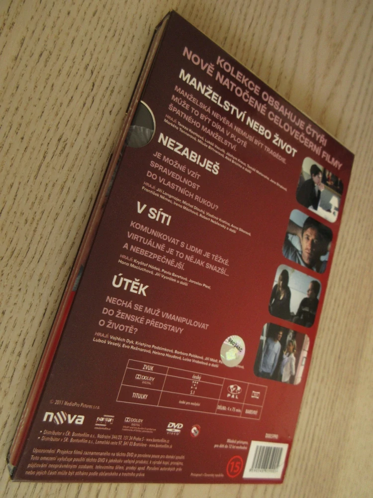 SOUKROMÉ PASTI, K. HÁDEK, T. KOSTKOVÁ, J. LANGMAJER, 2X DVD FILM