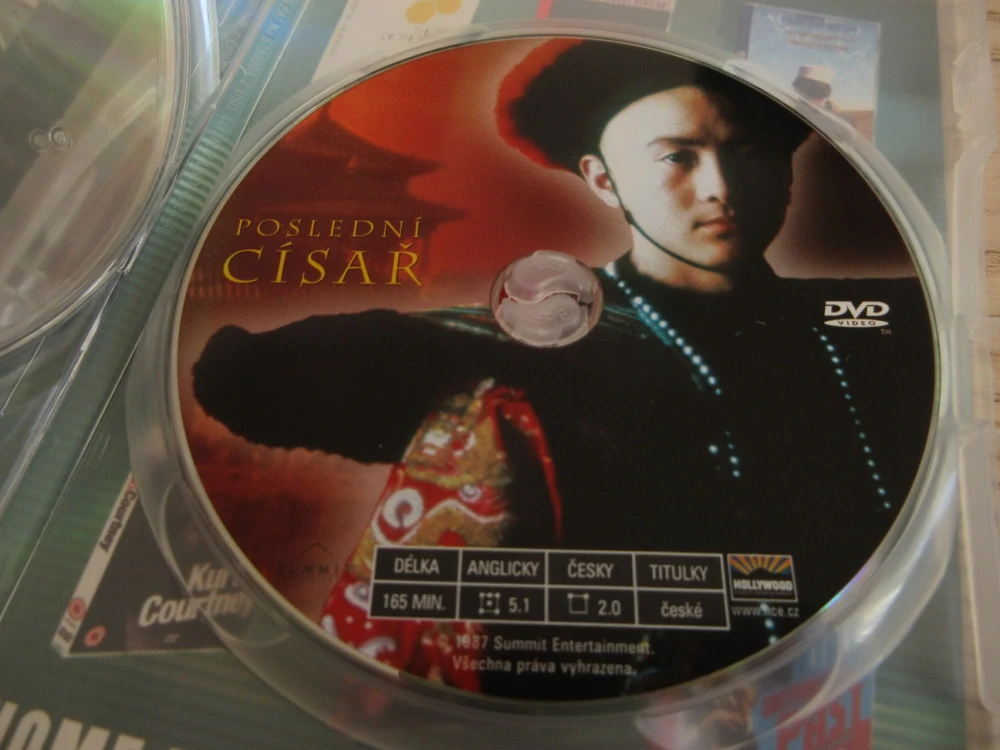 POSLEDNÍ CÍSAŘ, GB OBAL, ČESKÉ 2X DVD FILM