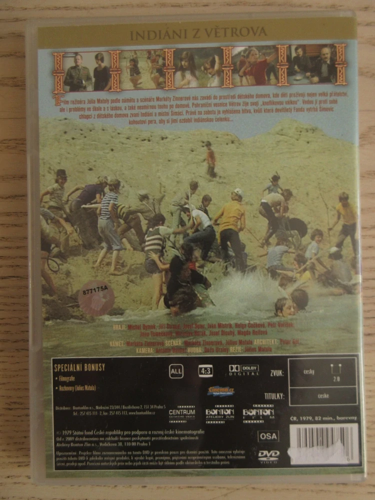 INDIÁNI Z VĚTROVA, M. DYMEK, J. STRNAD, DVD FILM ČR