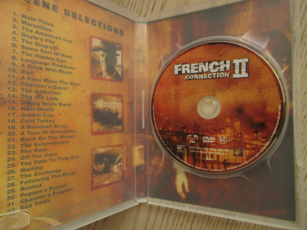 FRANCOUZSKÁ SPOJKA 2, G.HACKMAN, GB OBAL, ČESKÉ TIT. DVD FILM