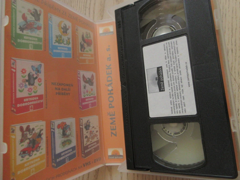 KRTKOVA DOBRODRUŽSTVÍ 3, VHS VIDEOKAZETA