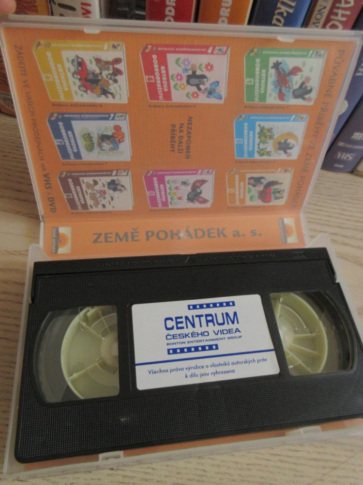 KRTKOVA DOBRODRUŽSTVÍ 5, VHS VIDEOKAZETA