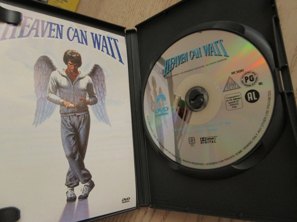 NEBE MŮŽE POČKAT, W.BEATTY, GB OBAL, ČESKÉ TIT. DVD FILM