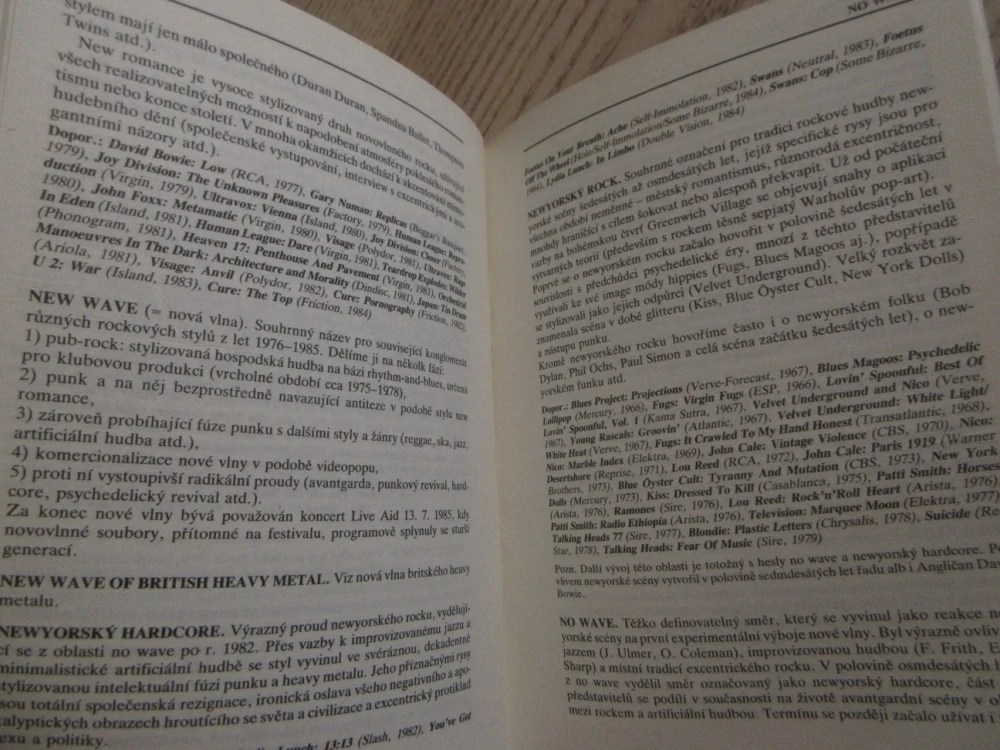 ROCKOVÉ SMĚRY A STYLY, JOSEF VLČEK, **an