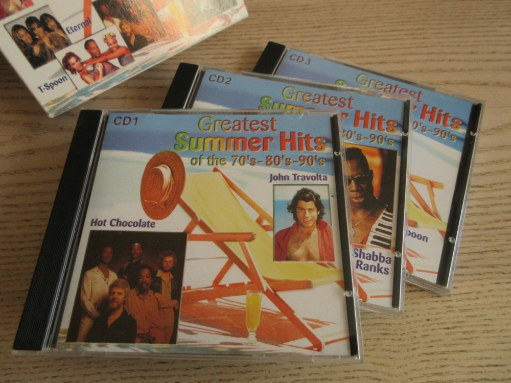 GREATEST SUMMER HITS OF THE 70'S-80'S-90'S, 3X CD HUDBA