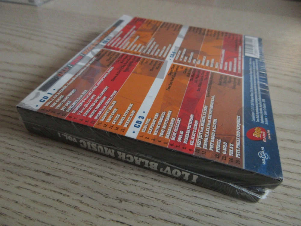 I LOV' BLACK MUSIC VOL. 1, 4X CD HUDBA