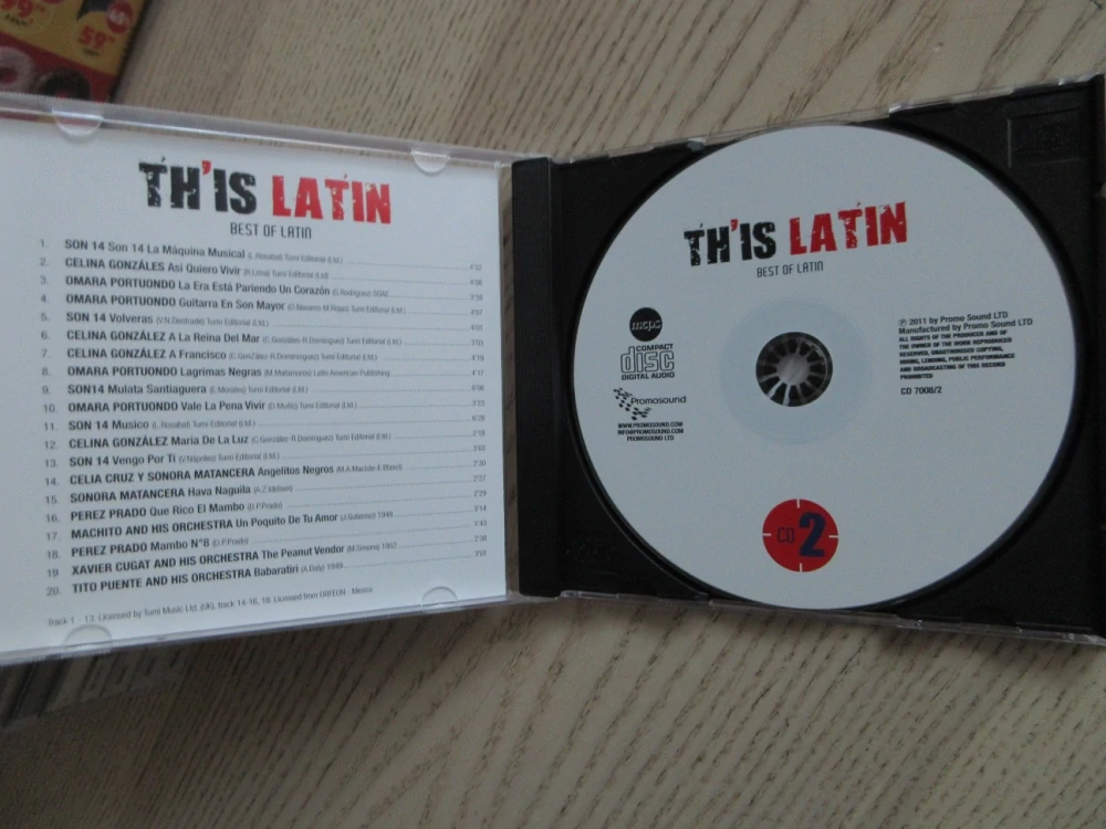 TH'IS LATIN, BEST OF LATIN, CD 2, CD HUDBA