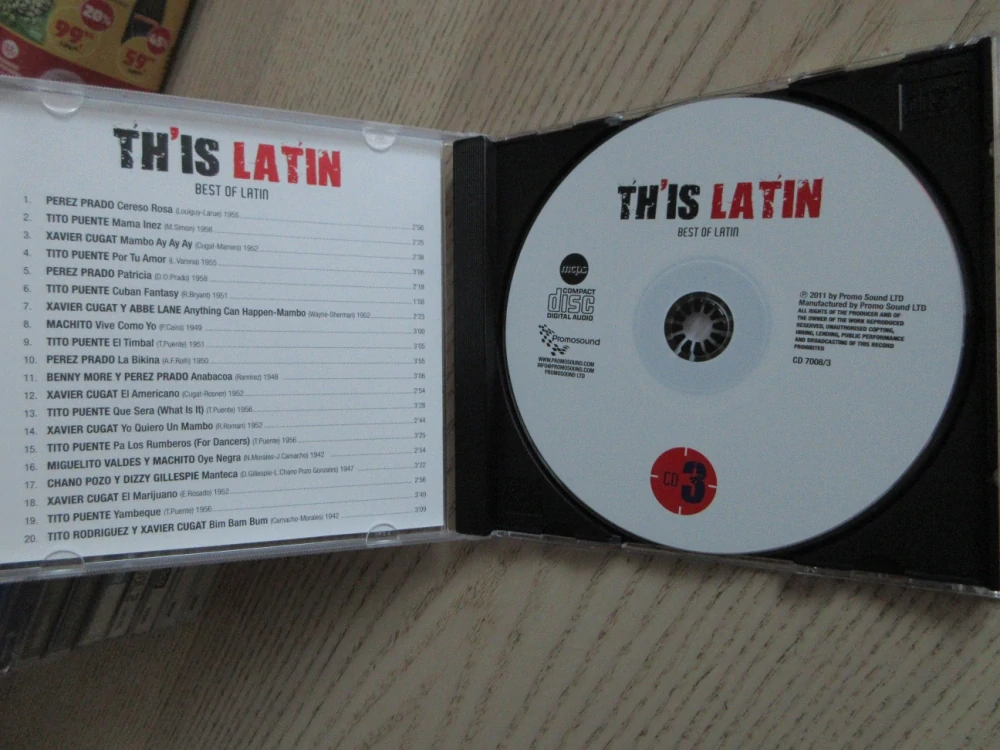 TH'IS LATIN, BEST OF LATIN, CD 3, CD HUDBA