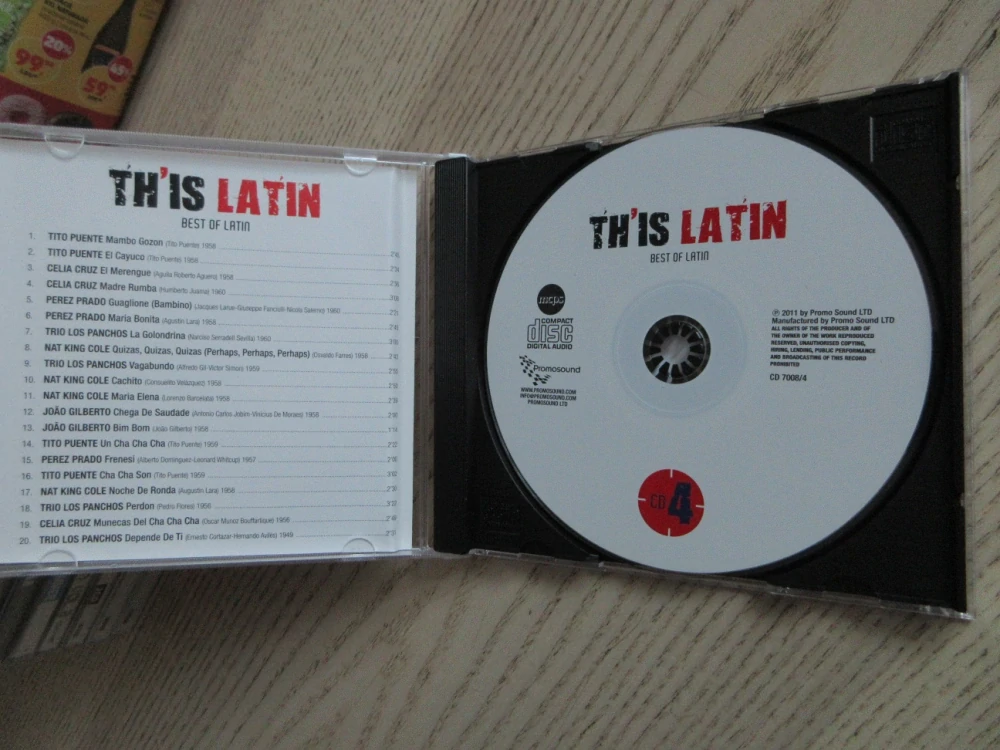 TH'IS LATIN, BEST OF LATIN, CD 4, CD HUDBA