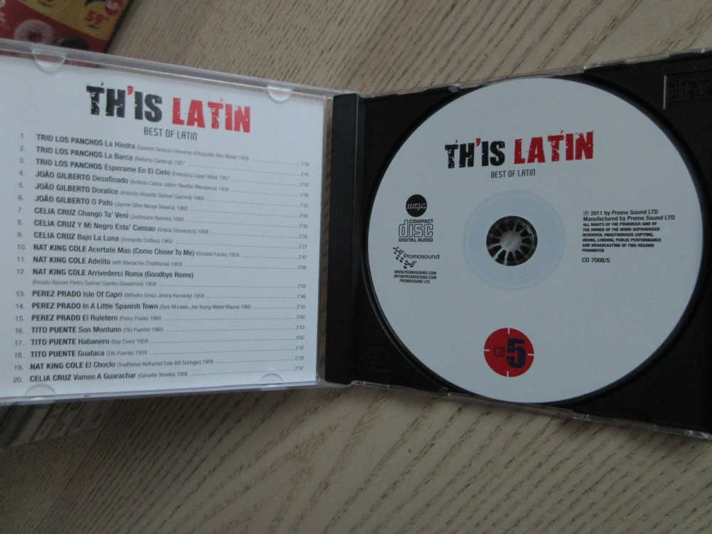 TH'IS LATIN, BEST OF LATIN, CD 5, CD HUDBA