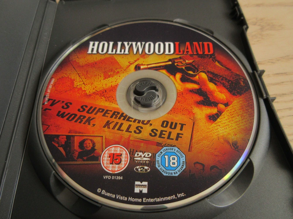 HOLYWOODLAND, B.AFFLECK, A.BRODY, GB OBAL, ČESKÉ TITULKY, DVD FILM