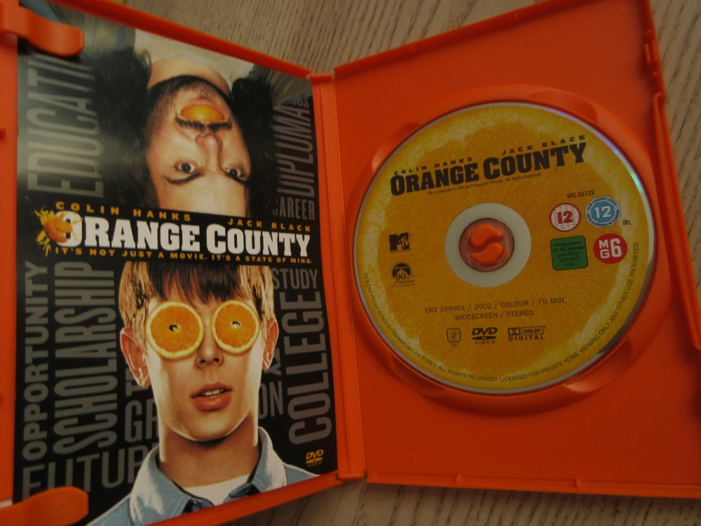 ORANGE COUNTY, J.BLACK, GB OBAL, ČESKÉ TITULKY, DVD FILM